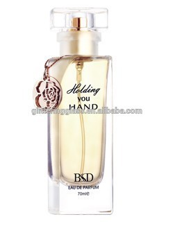 Unique clear 50ml perfume glass bottle